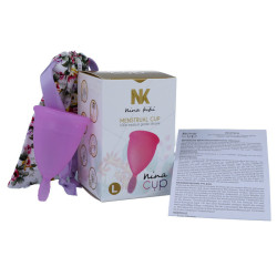 Nina Kikí - Coupe Menstruelle Violet - Taille L